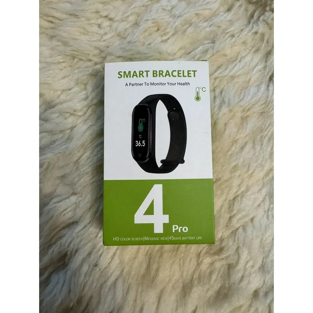 Smart Bracelet 4 Pro HD Color Screen New Untested Health Calories Motion Monitor